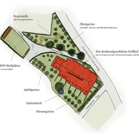 Gulfhof Boomgaarden 9 Hinrich Lejlighed *